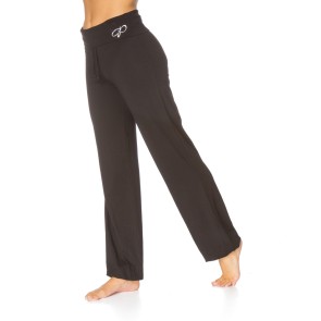 Papillon broek met rechte pijp en logo 10PA3259