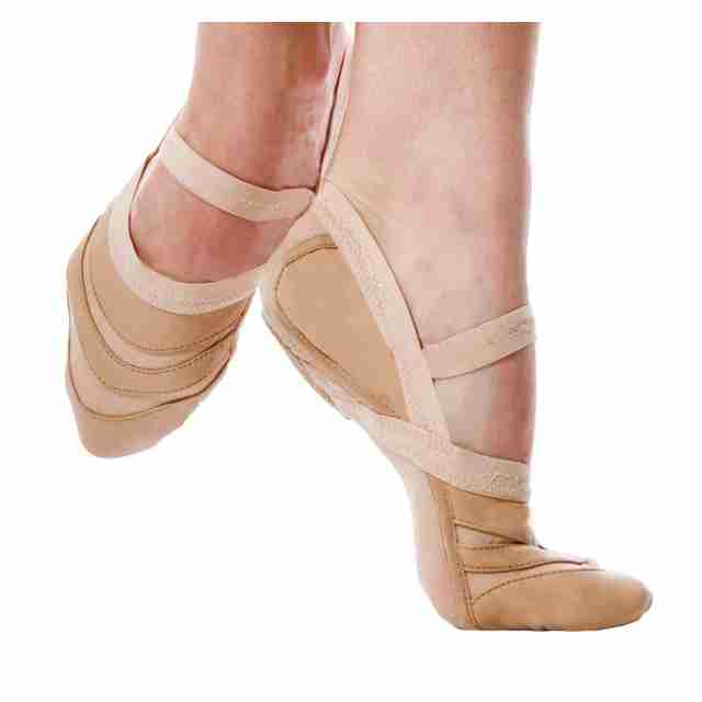 Capezio Freeform UFF01 dansschoenen met suede splitzool Test 1