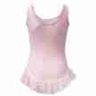 Papillon PK4041 Roze Kinderballetpakje met Voile Rokje en ronde hals 