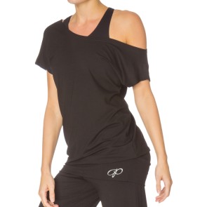 Papillon 10PA2239 Off Shoulder Dans- en Sporttop voor dames zwart