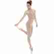 SoDanca RDE10326 unitard spaghettibandjes nude voorkant