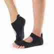 ToeSox Half Toe Bella Antislip sokken voor Yoga en Pilates zwart