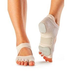 Prima Bellarina ToeSox Half Toe sweet pea bio katoen antislip