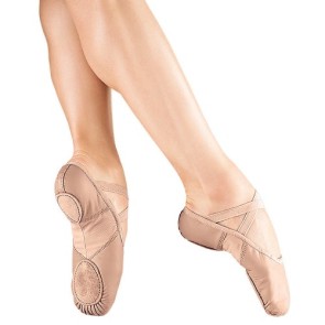 So Danca BAE11 Lederen Balletschoenen met Splitzool van Elastisch Nylon