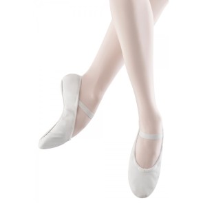 Bloch Arise S0209 Lederen Balletschoen Volledige Zool Wit