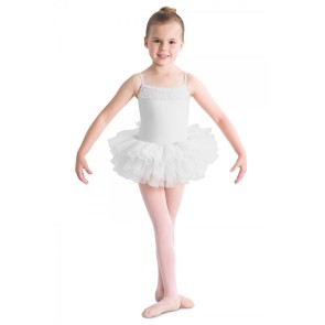 Bloch Desdemona Tutu Balletpak Voor Meisjes wit spaghettibandjes