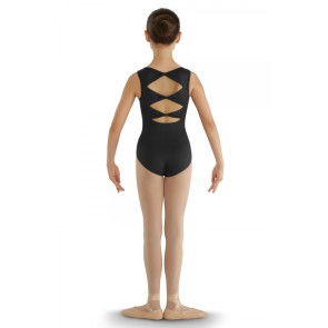 Bloch CL8835 balletpakje voor meisjes zwart achterkant