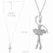 Alista ketting met een ballerinahanger B32277