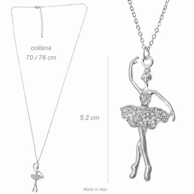 Alista ketting met een ballerinahanger B32277