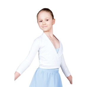 Sansha Suzy G03R Balletvest voor Kinderen met Lange Mouw lichtblauw