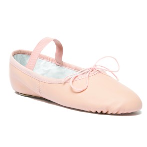 Rumpf 1001 Balletschoenen van leer Wit en Roze