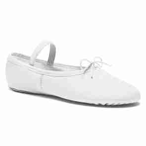 Rumpf 1001 Witte Lederen Balletschoenen voor Volwassenen