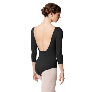 Lulli Dames Balletpak met 3/4 Mouwen Nanette achter