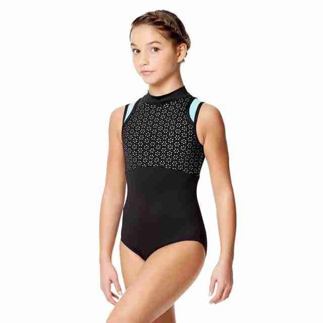 Lulli tweekleurige Mock Neck Balletpak Adriana voor meisjes