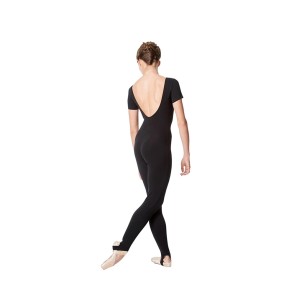 Lulli LUB262 Dames Ballet Unitard Sophie met lage open rug