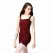 Lulli LUB601 dames warm-up unitard rood 