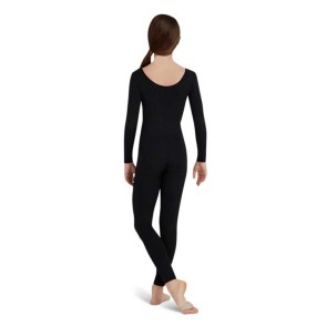 Capezio Lange Mouwen Meisjes Unitard zwart TB114C