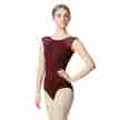 Lulli Nikita LUB348 Dames Balletpak Burgundy met gaas