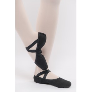 Dansez-Vous Vanie Elastische Balletschoenen Zwart