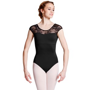 Bloch L7714 dames balletpak hava kanten hals 