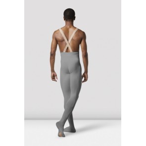 Bloch MP001 heren podium dans legging convertible grijs achterkant