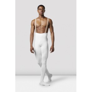 Bloch MP001 heren podium dans legging convertible wit