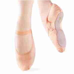 Roze balletschoenen van canvas - met elastisch bandje - Alista Dancer Basics Eleve