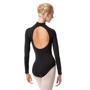 Long Sleeve Mock Turtle Leotard Liana