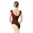 Lulli Nikita LUB348 Dames Balletpak bordeaux met hoge hals