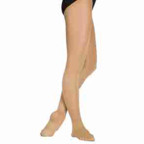 Capezio zachte panty met voet 1815