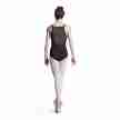 Bloch L9597 zwart balletpak mesh rug spaghettibandjes achterkant