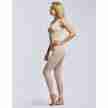 Temps Danse Dames Unitards Vellum beige zijkant