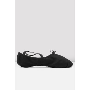 Bloch S0277M canvas balletschoenen splitzool zwart 