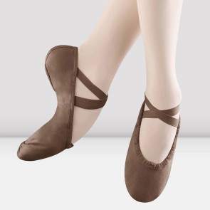 Bloch Heren Splitzool S0277M Pump Canvas Balletschoen cocoa