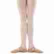 Bloch S0625M heren balletschoenen stretch canvas splitzool beige gekruisde elastieken