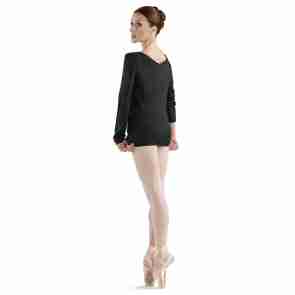 Bloch Dames Ballet Sweater Z0959 Celine met gebreide V-hals