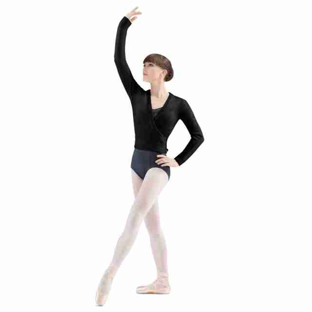 Bloch Z0910 dames klassieke ballet wikkelvest zwart