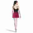 Bloch R9721 dames wikkel balletrok bordeaux achterkant 