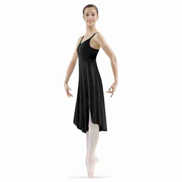 Bloch M1017 dames dansjurk voor ballet en dans zwart