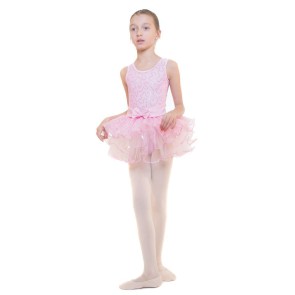 Sansha Twinkel Roze Balletkleding voor Meisjes met Rok