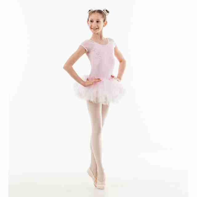 Sansha Roze Balletpak met Rok en Glitters