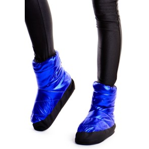 Sansha Wood Tibet Metallic Warm-Up Booties Blauw