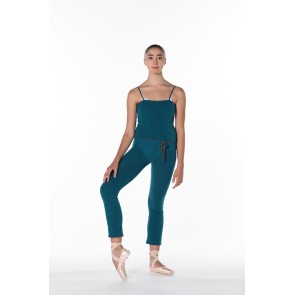 Dansez-Vous Softy Warm-Up jumpsuit voor volwassenen zeegroen