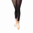 Capezio Hold & Stretch Voetloze Danspanty zwart achterkant 