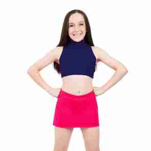 Capezio Team Basics Crop Top Hoge Hals Meisjes