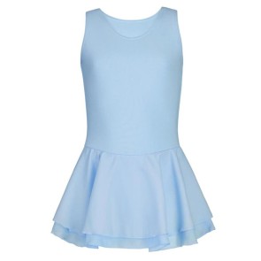 Capezio Double Layer Skirt Tank Dress Licht Blauw