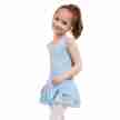 Capezio Double Layer Skirt Tank Dress licht blauw