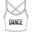 Temps Danse Alzina Dames Dans Bra Top patroon