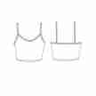 Temps Danse Agir Viscose Fine Straps Bra zwart patroon