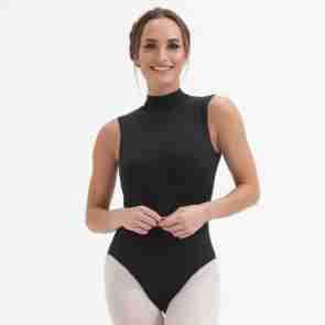 Alista Dancer Basics Black Leotard turtleneck tactel children MYSTIQUE